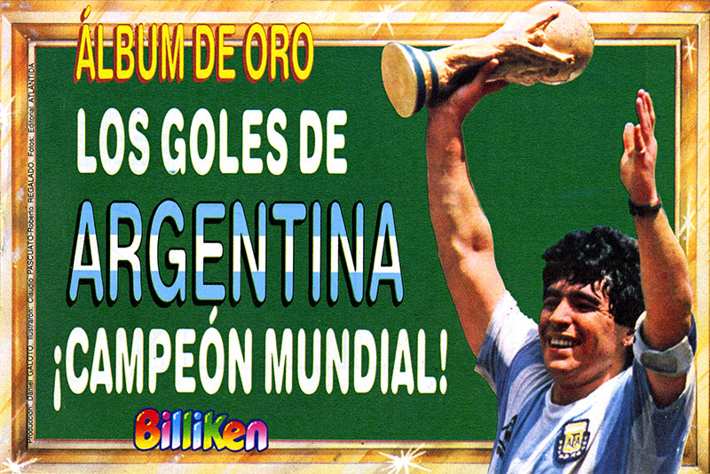 Maradona en la tapa del suplemento de Billiken de 1986
